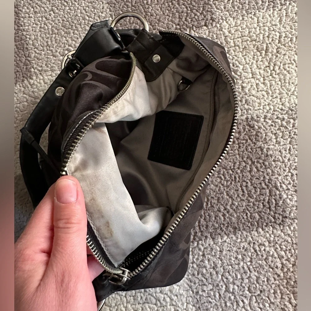 Coach Vintage Y2K Black Hobo Bag